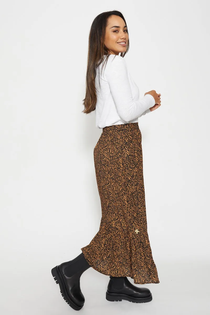 Stella   Gemma - Linda Skirt - Mocha Zebra