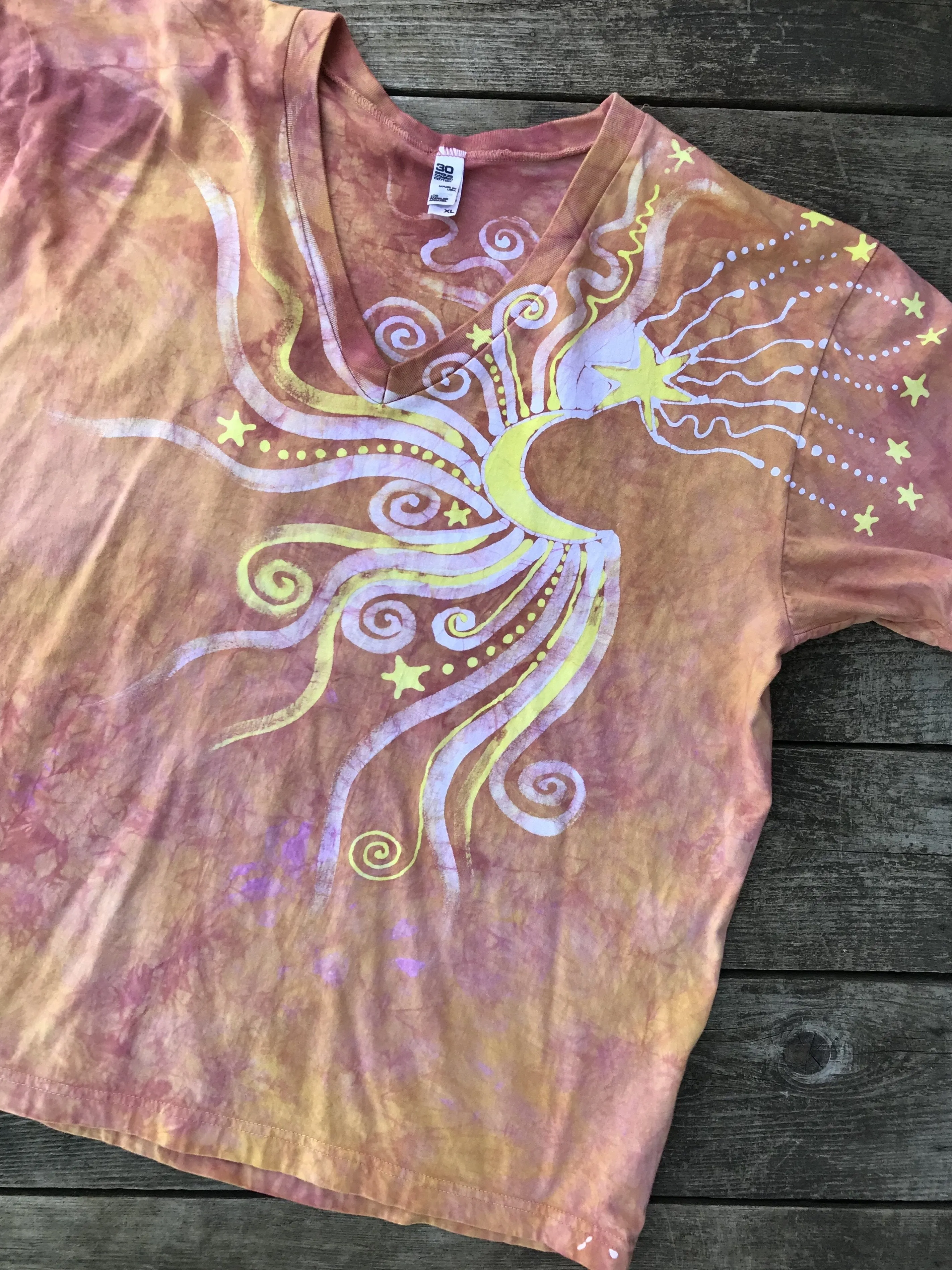 Sunshine Day At The Beach Vneck Tee