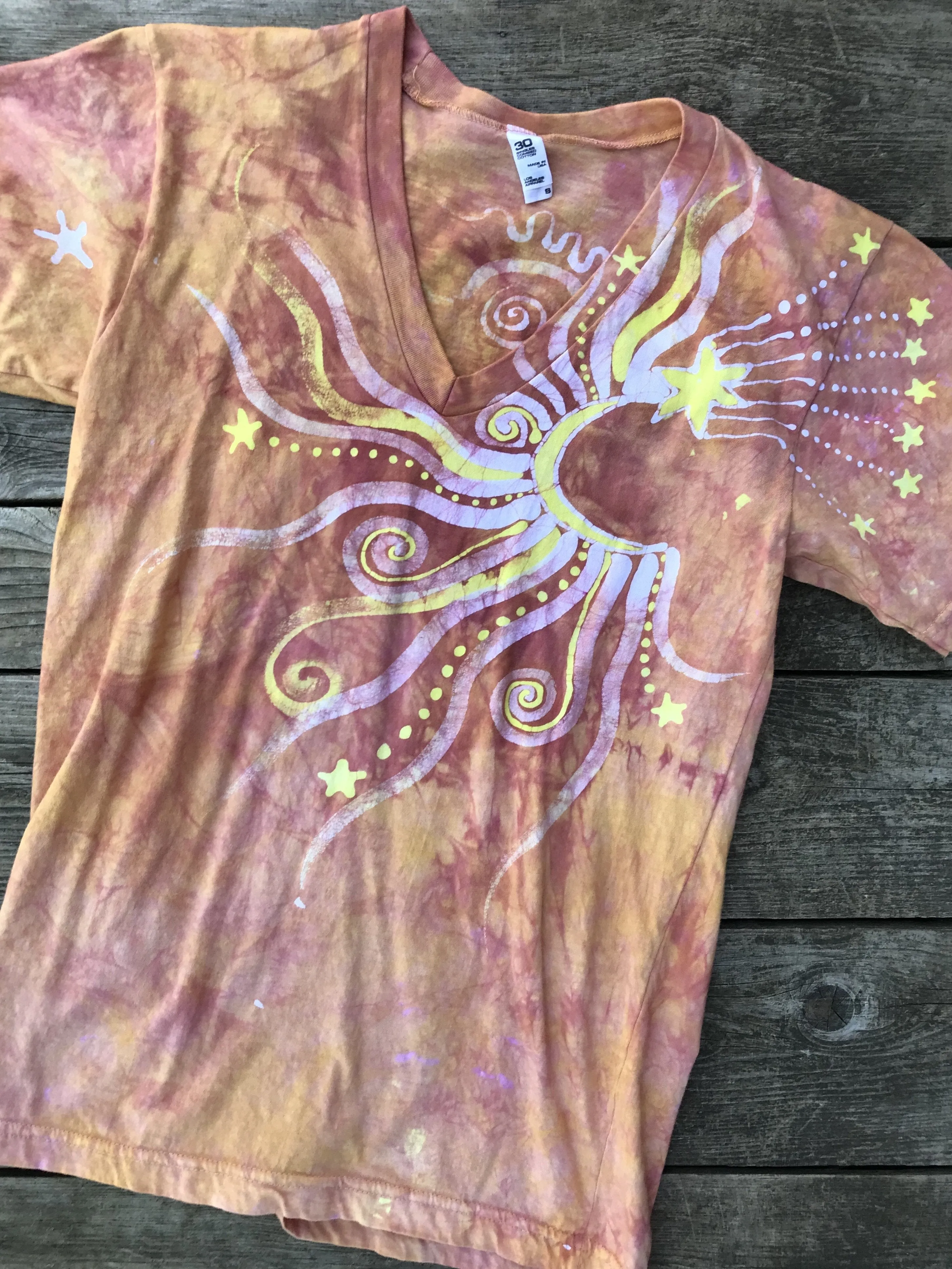 Sunshine Day At The Beach Vneck Tee
