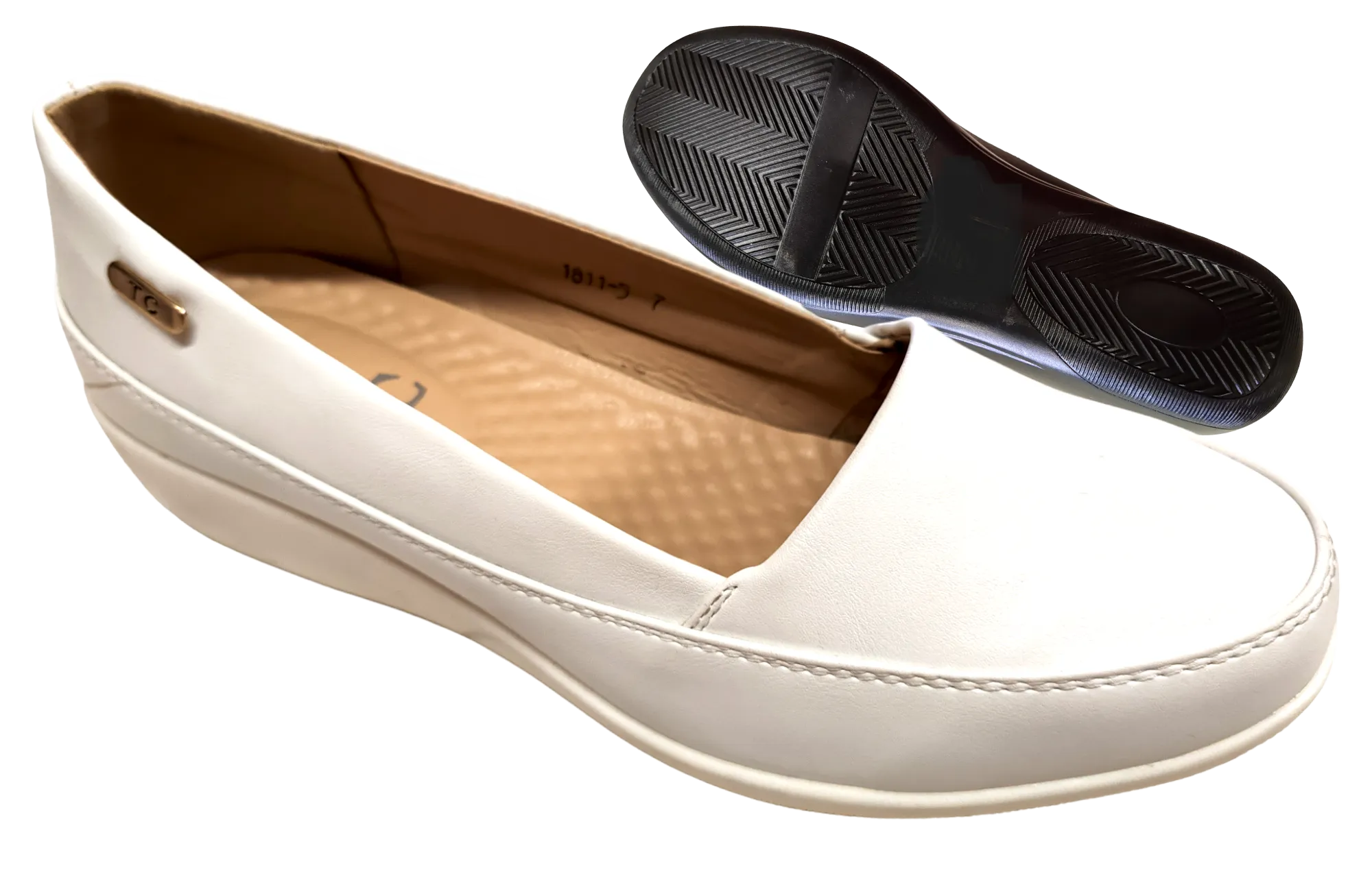 TC Ladies Flats_1811-5WHT