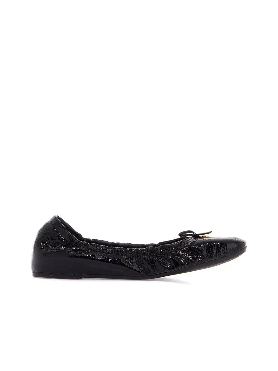 Vlogo Signature Patent Leather Ballerinas