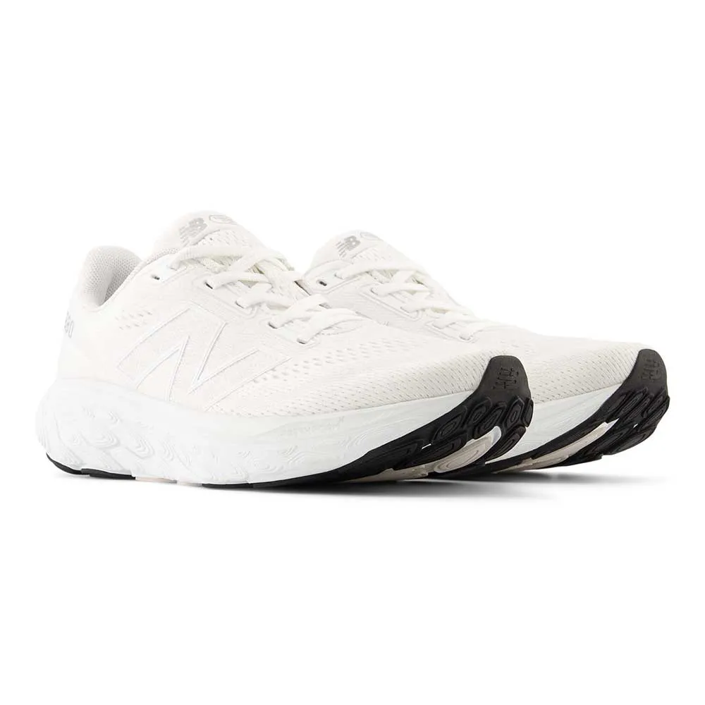 Women's Fresh Foam X 880v14 Running Shoes - White/Silver Metallic - Wide (D)