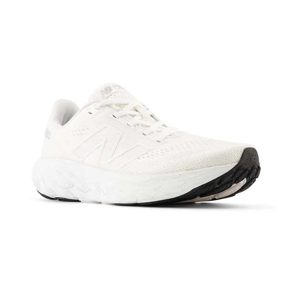 Women's Fresh Foam X 880v14 Running Shoes - White/Silver Metallic - Wide (D)